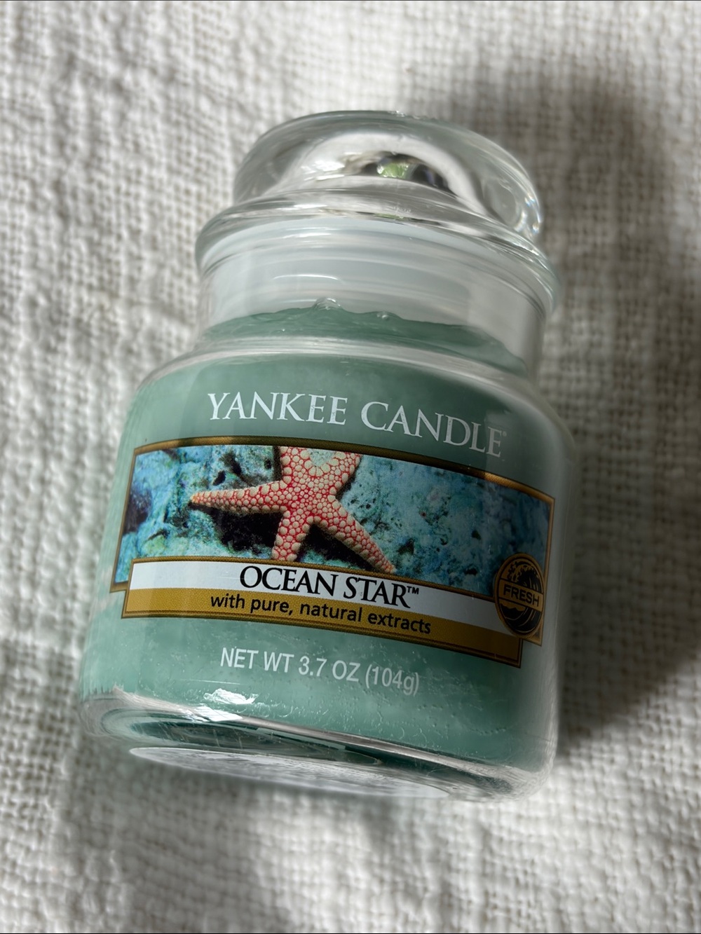 Brand New Yankee Candle Small Jar - Ocean Star 3.7oz
